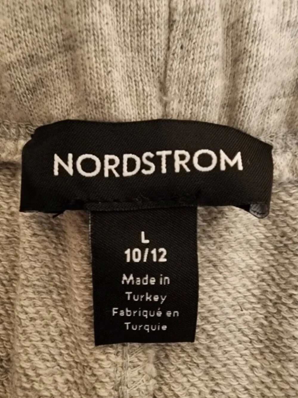 Nordstrom Kids Jogger Sweatpants NWOT Gray Large